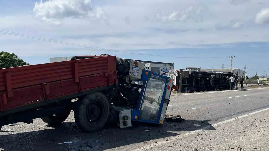 Gönen'de trafik kazası: 2 yaralı