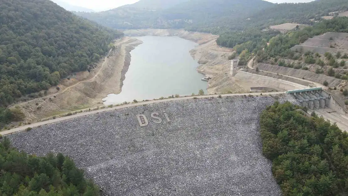 Gönen-Yenice Barajında su seviyesi yükseldi