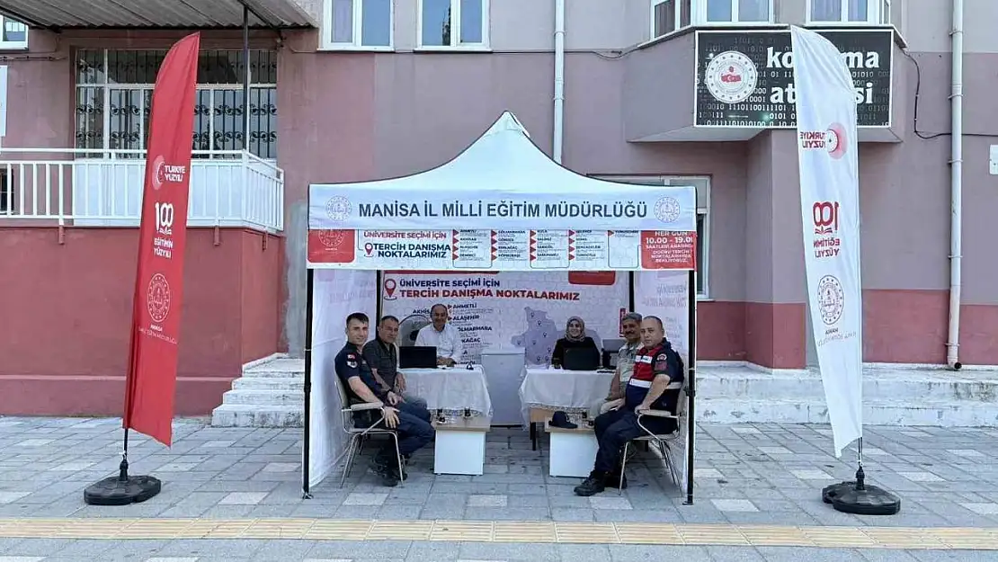 Gördes'te üniversite tercihi için, Rehberlik Destek Ünitesi noktası kuruldu