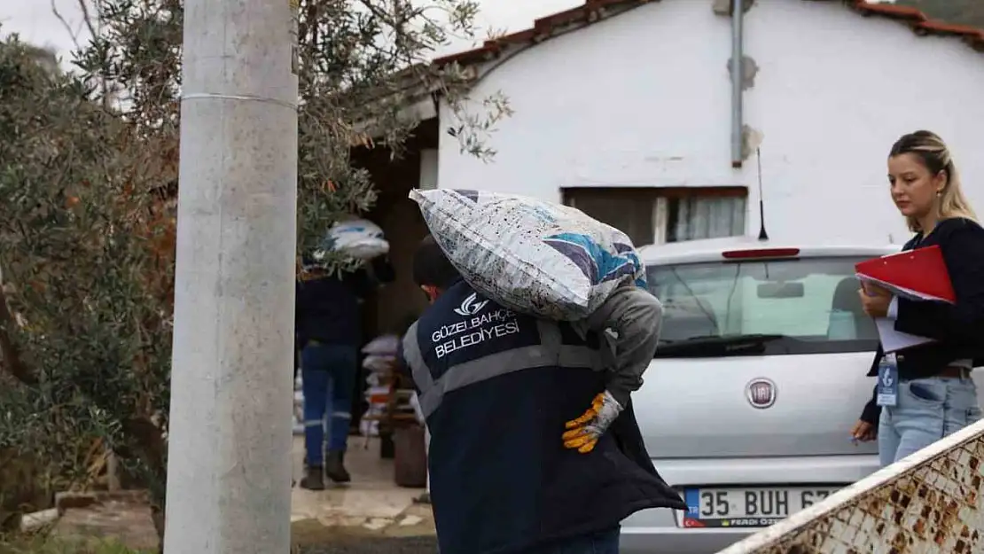 Güzelbahçe Belediyesinden ihtiyaç sahiplerine kış desteği