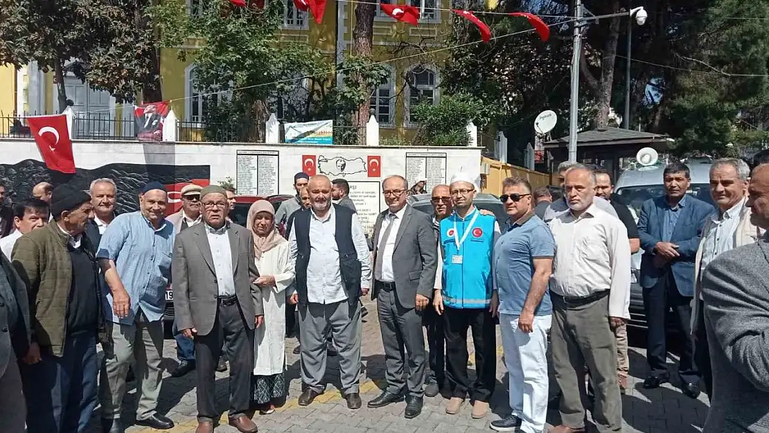 Hac kafilesi dualarla uğurlandı