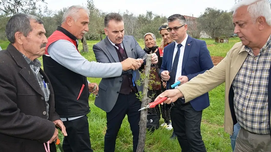 Hacıarslanlar Mahallesi'nde aşılama teknikleri projesi uygulamalı olarak gerçekleştirildi