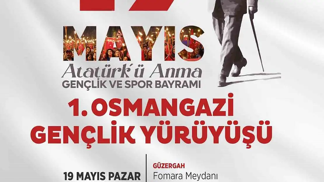 Haluk Levent'in katılımıyla 'Osmangazi Gençlik Yürüyüşü'