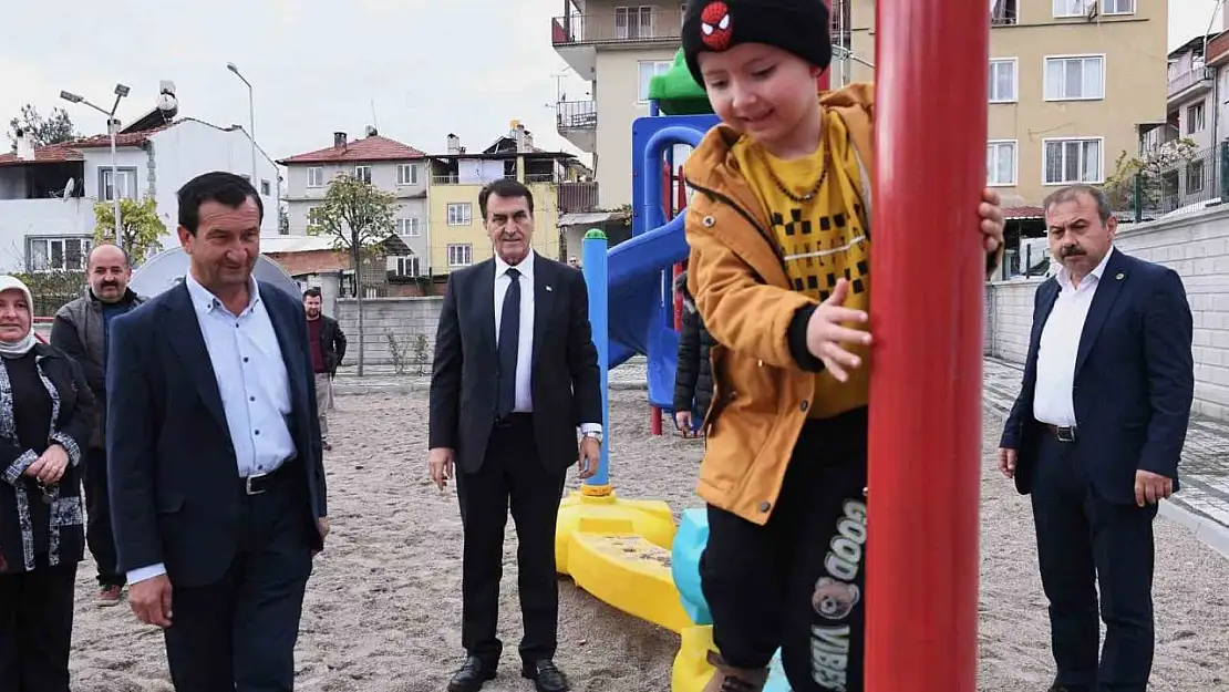 Harmancık ilçesi'nin ilk parkı Osmangazi Belediyesi'nden