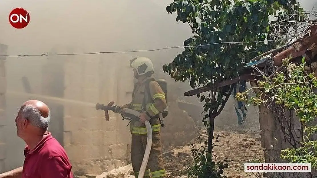 Havran'da ev yangını