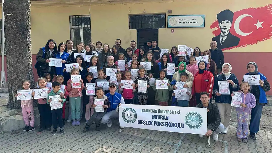 Havran Meslek Yüksekokulu öğrencilerinden anlamlı etkinlik