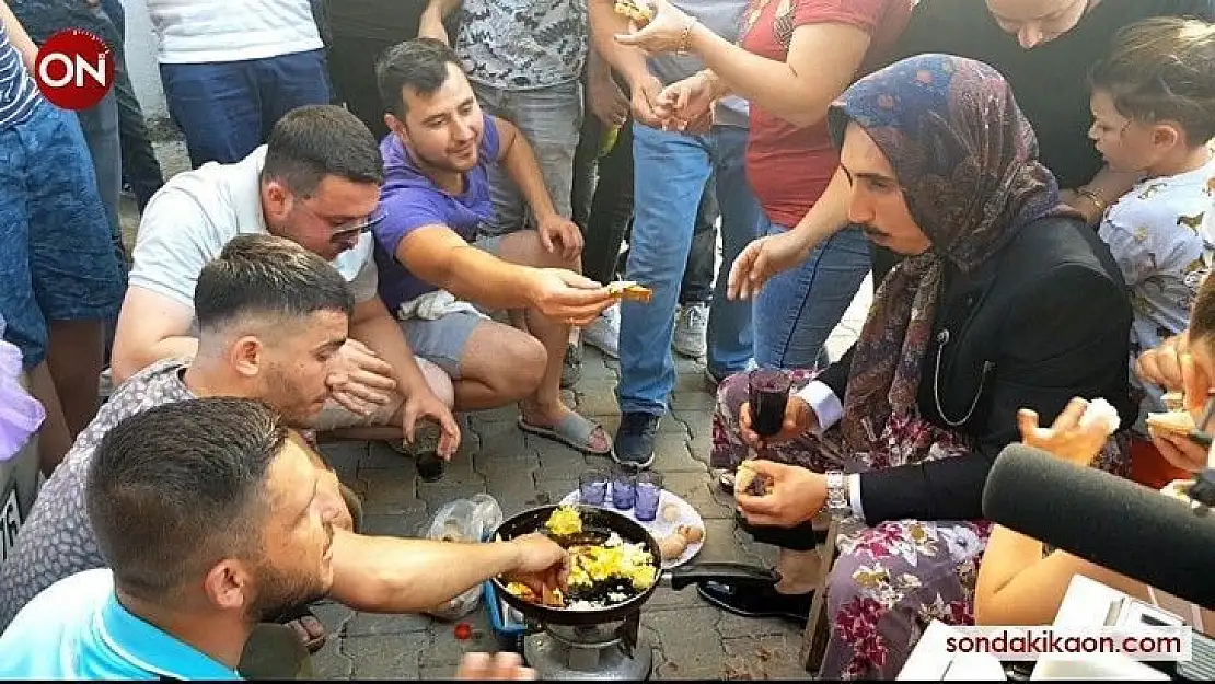 Hem kendileri yedi, hem damadı doyurdular