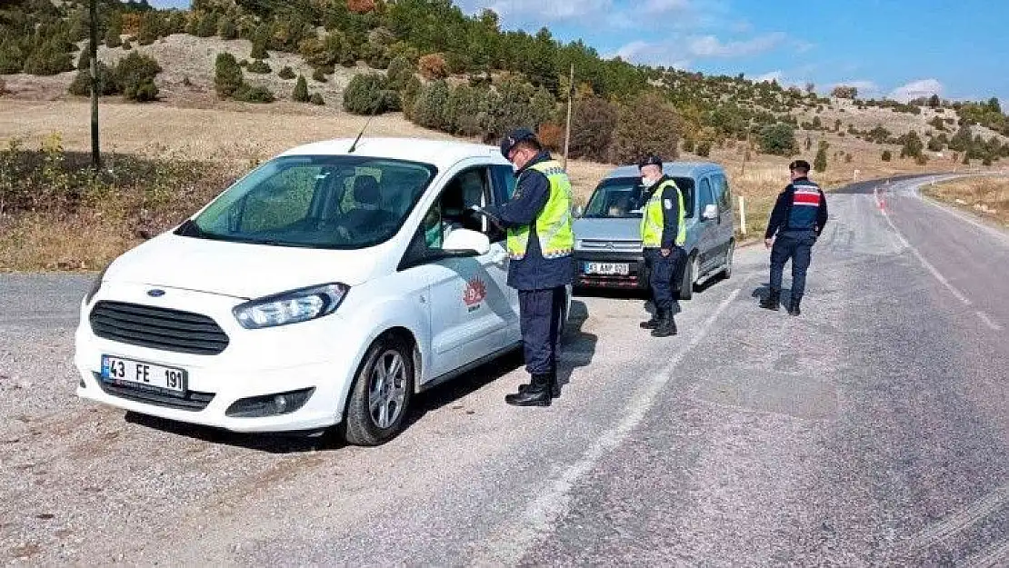 Hisarcık jandarmasından asayiş ve trafik denetimi