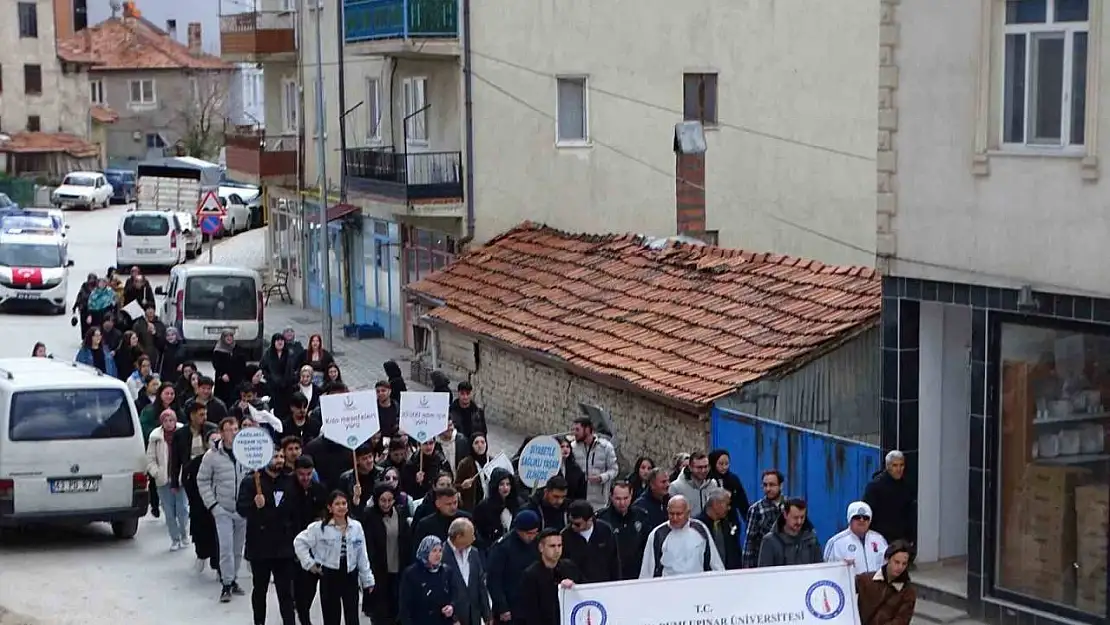 Hisarcık'ta 'Sağlık İçin Hep Birlikte Yürüyoruz' etkinliği