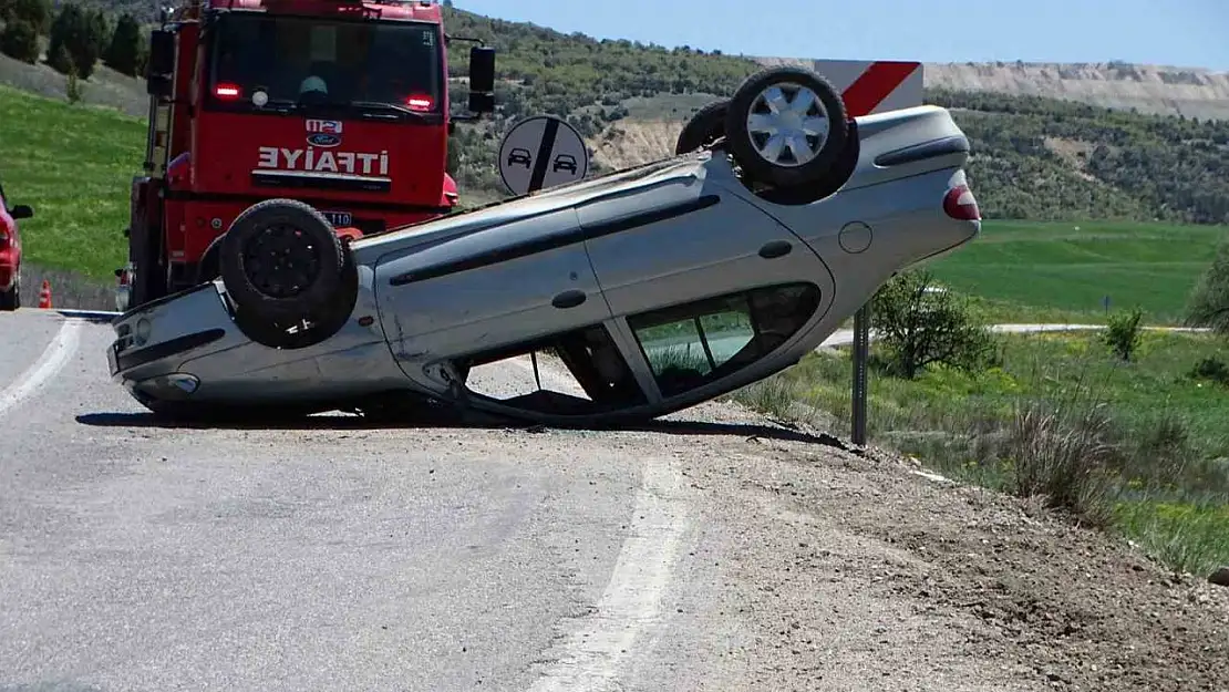Hisarcık'ta trafik kazası: 1 yaralı