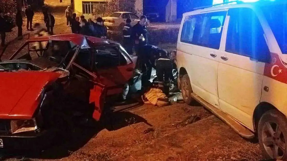 Hisarcık'ta trafik kazası: 5 yaralı