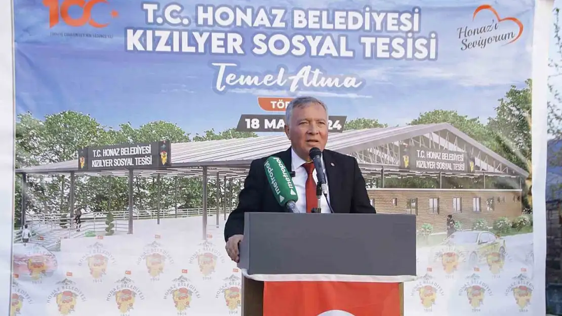 Honaz Belediyesi Kızılyer Sosyal Tesisinin temeli atıldı