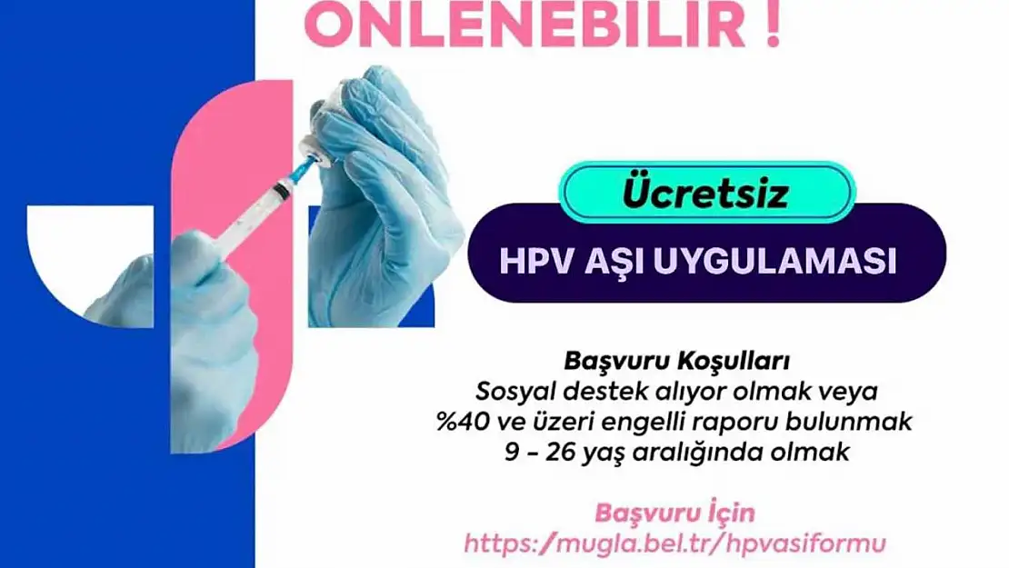 HPV aşısı için başvurular devam ediyor