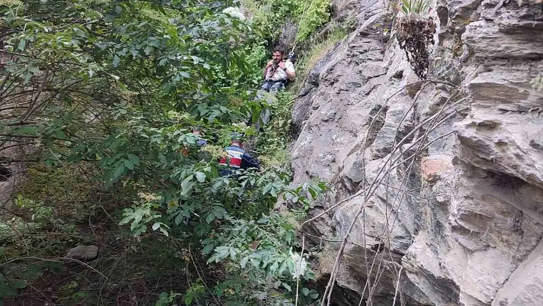 Husumetli olduğu akrabalarından kaçarken uçurumdan düştü