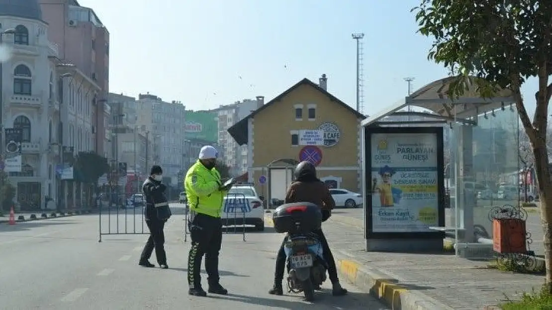 İki günde 200 kişiye ceza kesildi