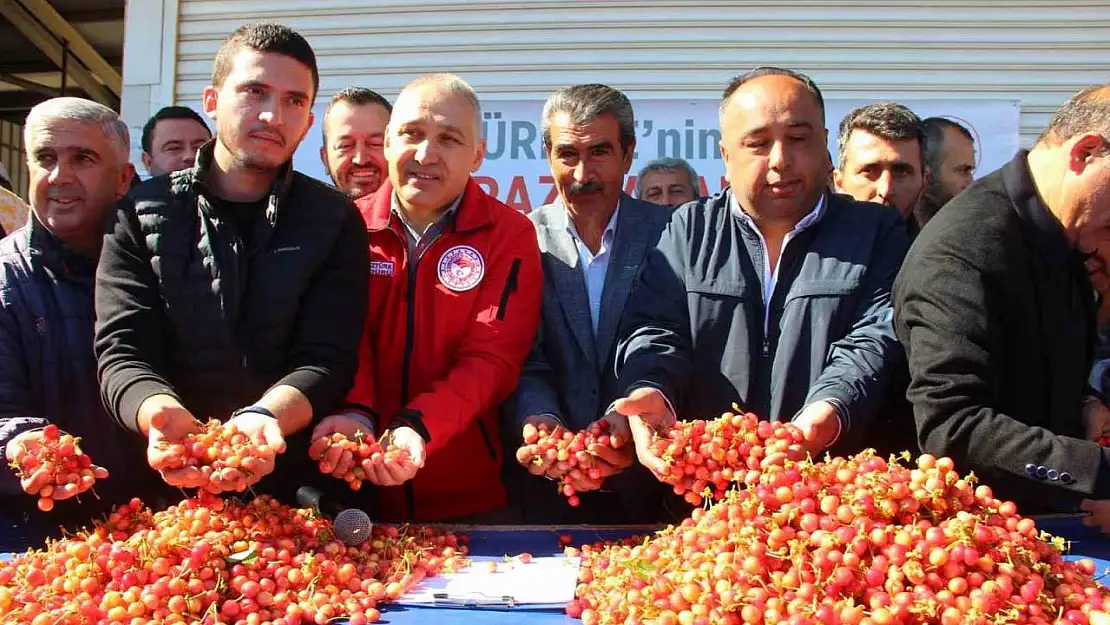 İlk kirazın kilosu 3 bin 500 TL'den satıldı