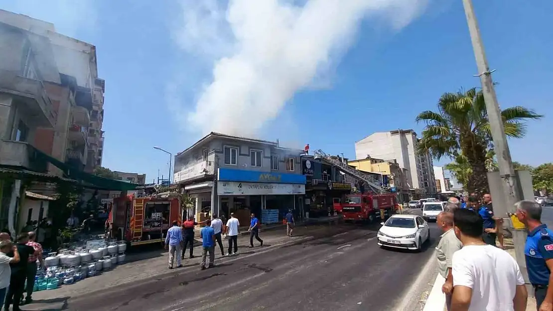 İncirliova'daki yangın korkuttu