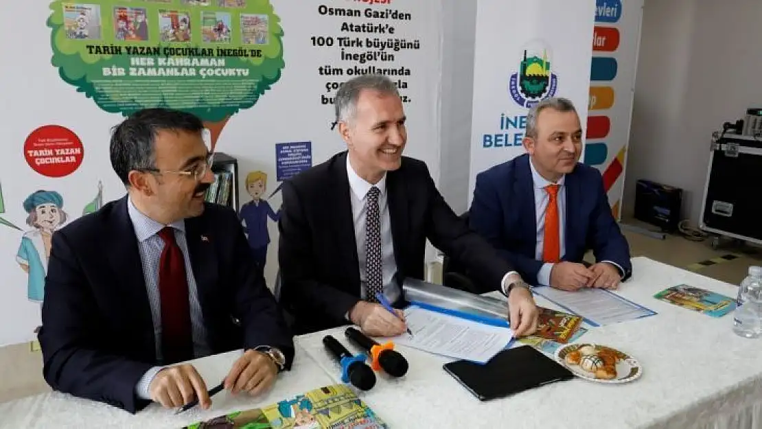 İnegöl'de çocuklar gerçek kahramanların hikâyeleri ile büyüyecek