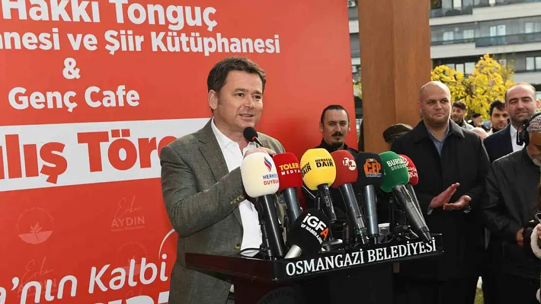 İsmail Hakkı Tonguç Bağış ve Şiir Kütüphanesi ile Genç Kafe açıldı