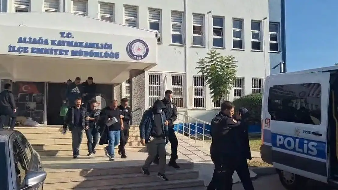 İzmir Aliağa Limanı'ndaki rüşvet operasyonunda 23 tutuklama