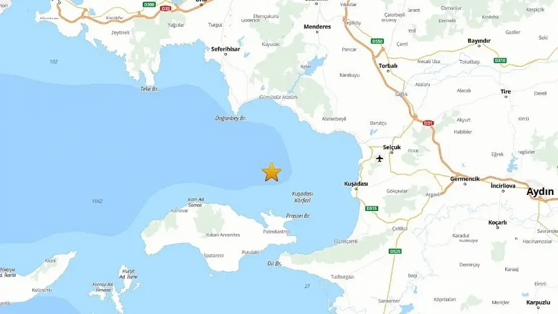 İzmir'de 3.9'luk deprem