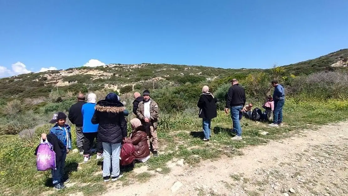 İzmir'de denizde ve karada 99 göçmen yakalandı