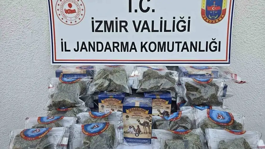 İzmir'de jandarmadan uyuşturucu tacirlerine operasyon