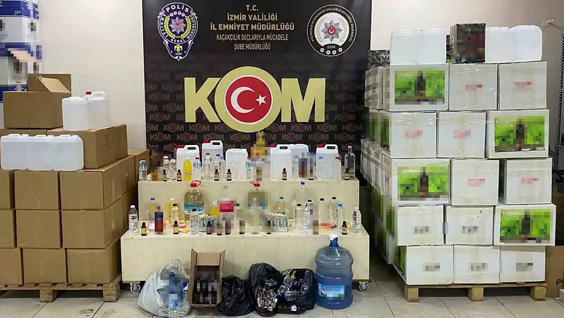 İzmir'de kaçakçılık operasyonu: 6 milyon liralık malzeme ele geçirildi