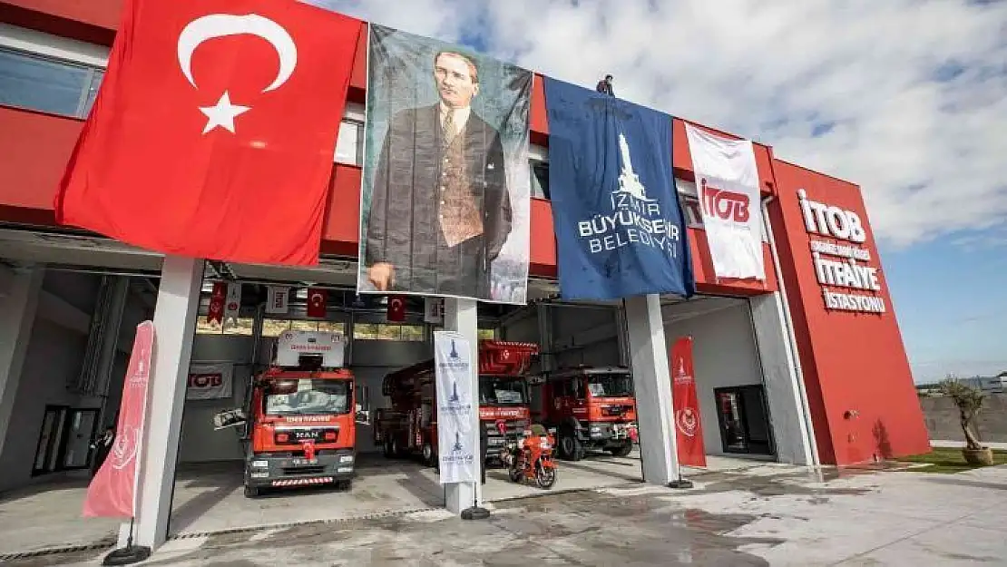 İzmir'de örnek güç birliği: Menderes İTOB'da itfaiye istasyonu açıldı