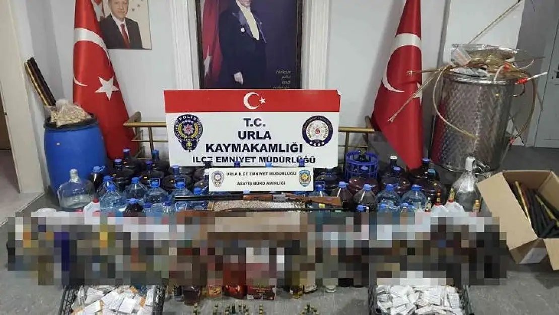 İzmir'de sahte kaçak içki satıcılarına operasyon