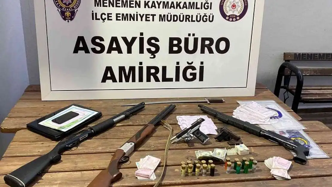 İzmir'de suç örgütüne yönelik eş zamanlı operasyon: 4 gözaltı