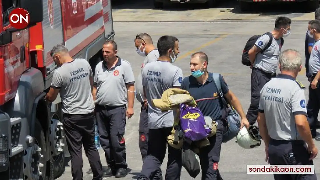 İzmir'den Manavgat yangınına yardım eli: Müdahale için araçlar gönderildi