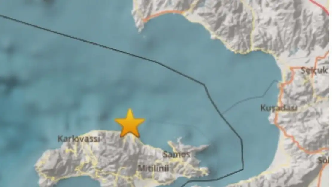 İzmir Seferihisar açıklarında 4,5 büyüklüğünde deprem