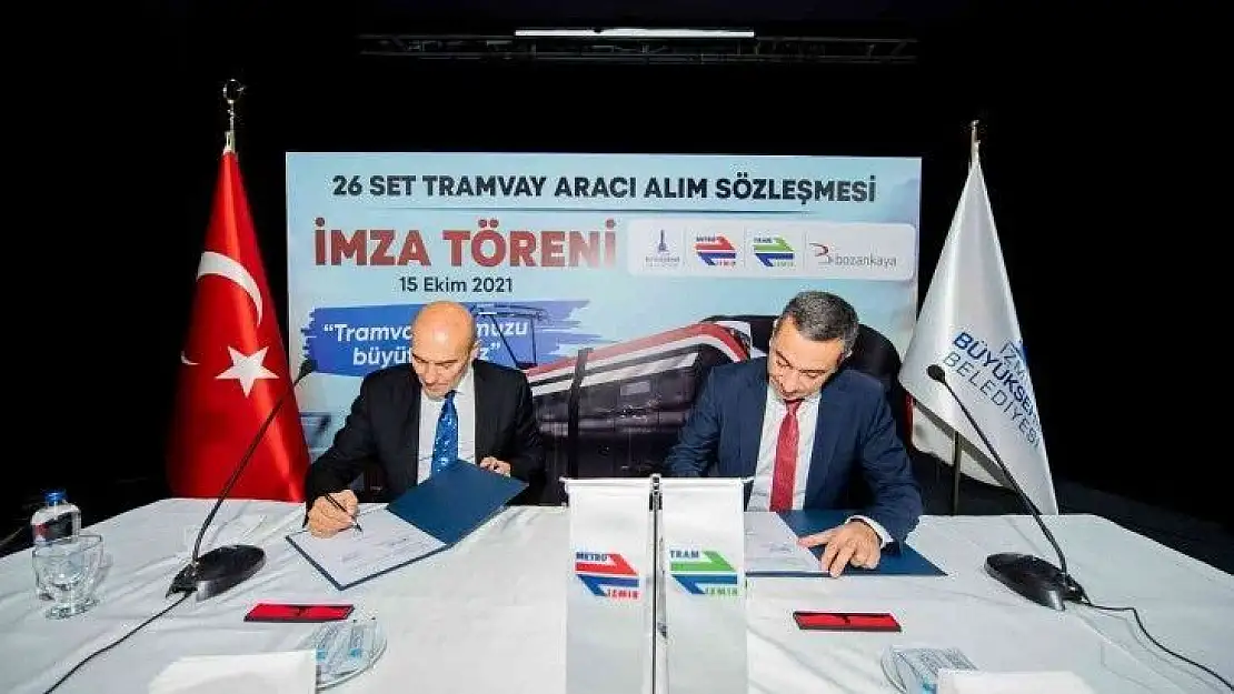 İzmir Tramvayı için 750 milyon TL'lik dev imza