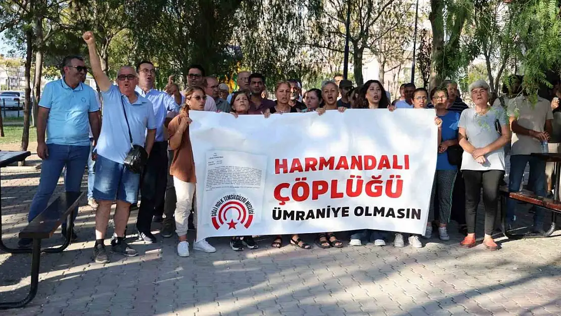 İzmirlilerden 'Harmandalı çöplüğü' kapatılsın eylemi