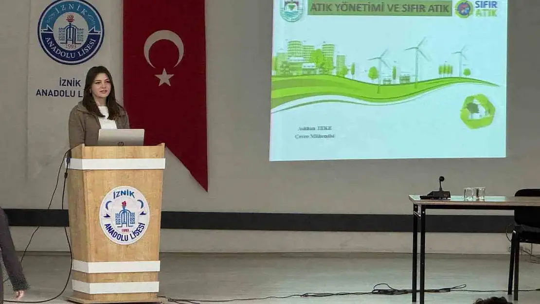 İznik Belediyesi'nden gençlere çevre bilinci semineri başladı