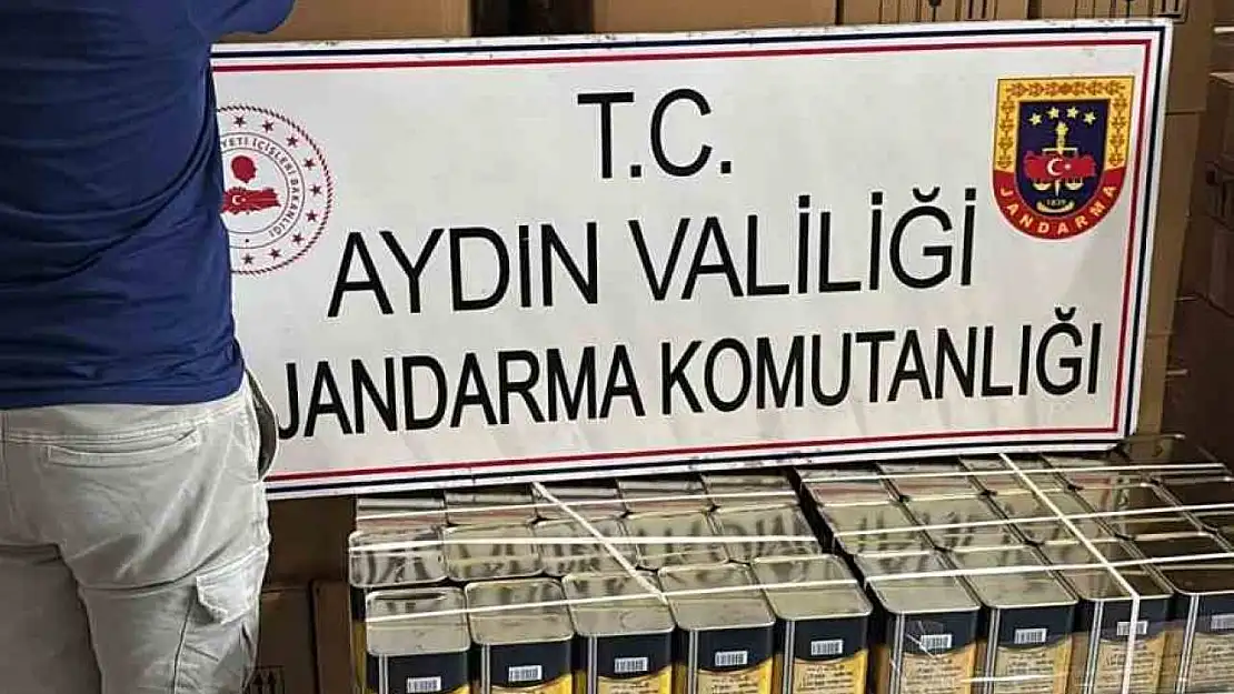 Jandarma'dan sahte yağ baskını