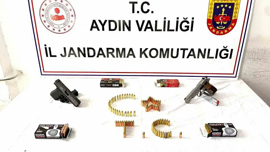 Jandarma ekipleri şüphesinde haklı çıktı, ruhsatsız tabanca ele geçirildi