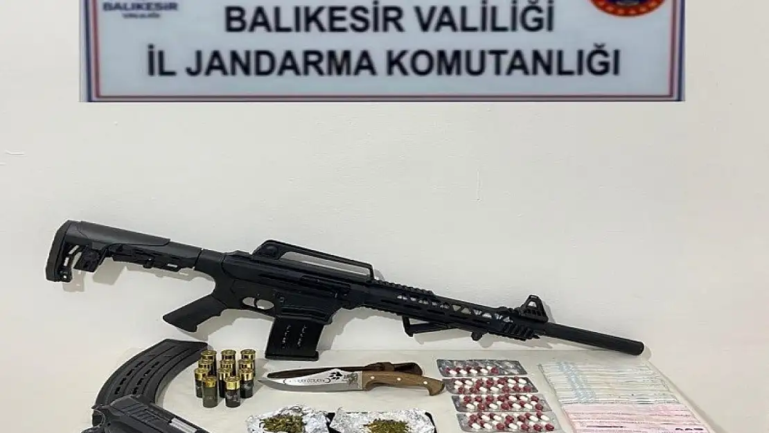 Jandarmadan Balıkesir'de uyuşturucu operasyonu