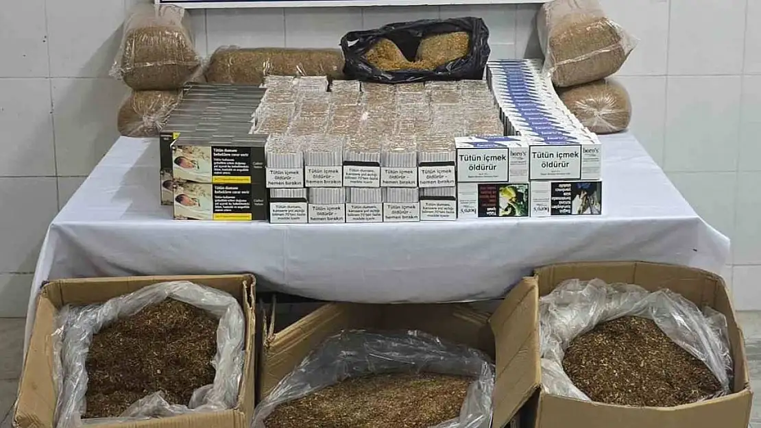 Jandarmadan kaçak sigara operasyonu