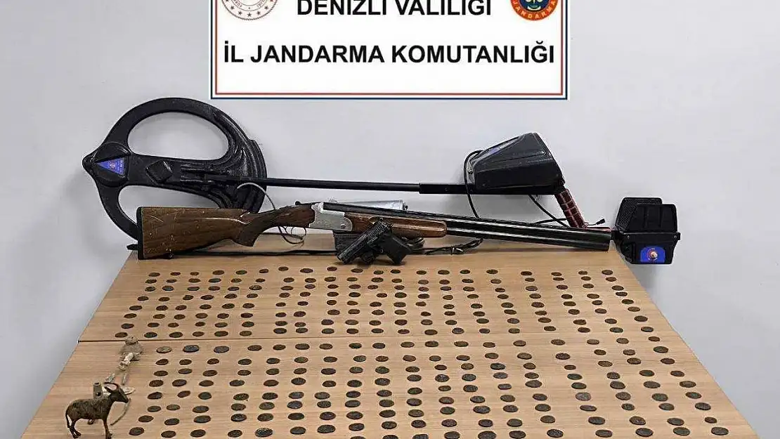 Jandarmanın operasyonunda Roma dönemine ait tarihi eserler ele geçirildi