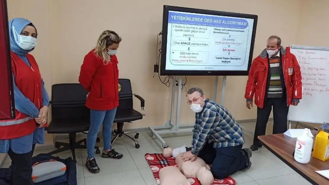 Jeotermal çalışanlarına ilk yardım eğitimi verildi