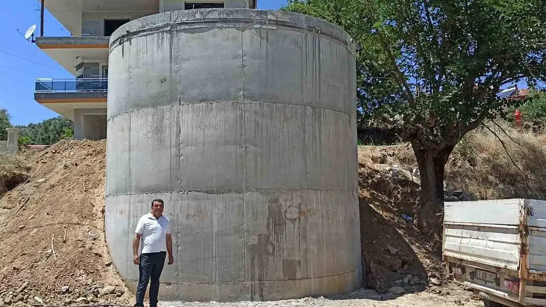 Karacaali Mahallesi'ne 105 tonluk yangın su deposu