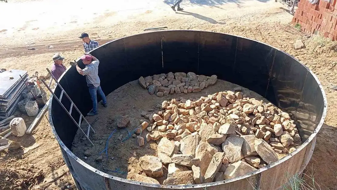 Karacaali Mahallesi'ne yangın ve su ihtiyacı için 100 tonluk depo