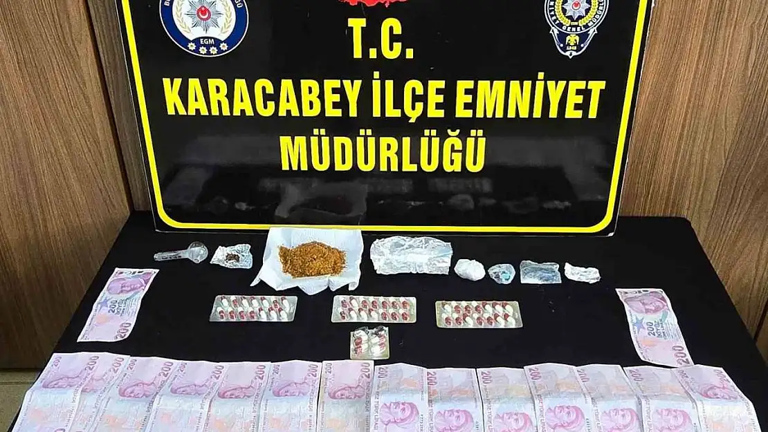 Karacabey'de uyuşturucu operasyonu: 4 gözaltı 1 tutuklu