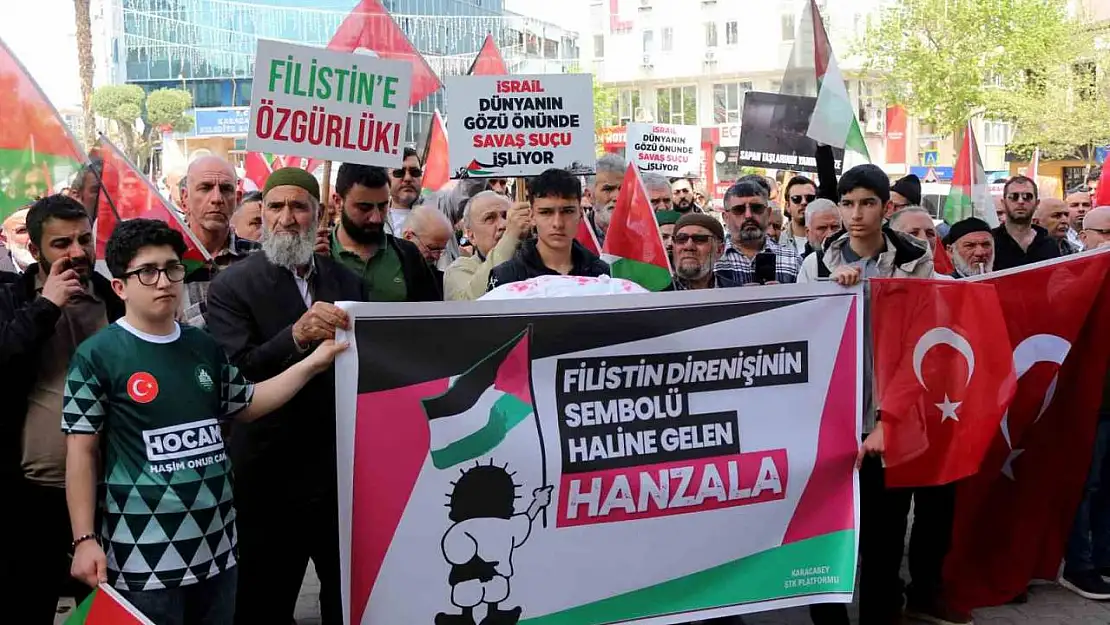 Karacabeyliler haykırdı Gazze yalnız değildir