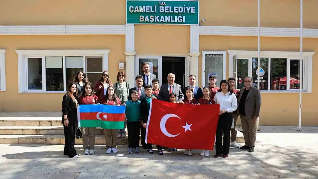 Kardeş ülke Azerbaycan'dan Çameli'ye anlamlı ziyaret