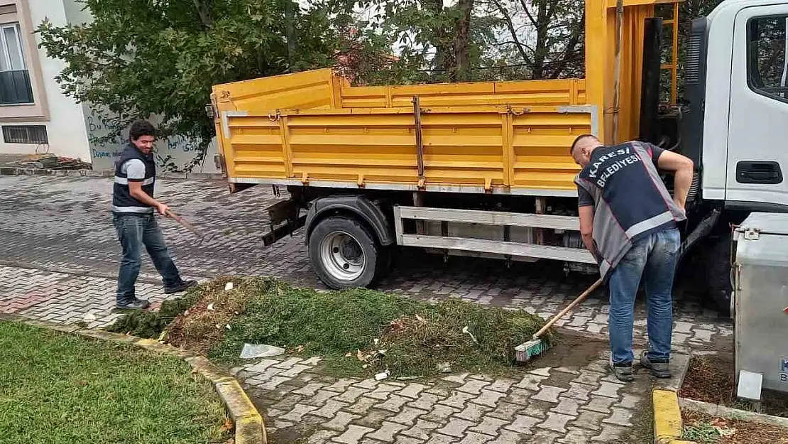 Karesi Belediyesi yeşil alanlara gözü gibi bakıyor