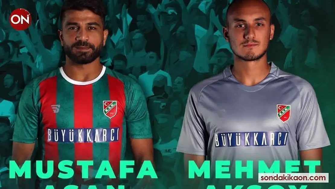 Karşıyaka, Mustafa Aşan ve Mehmet Aksoy'la sözleşme yeniledi