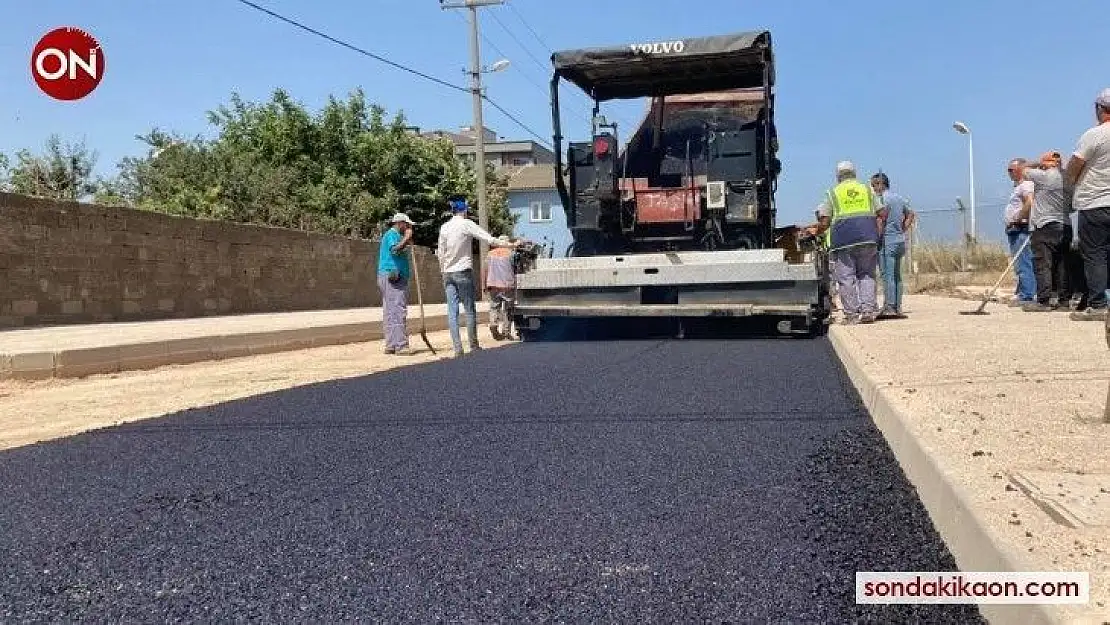 Kayacık Caddesi asfaltlanıyor